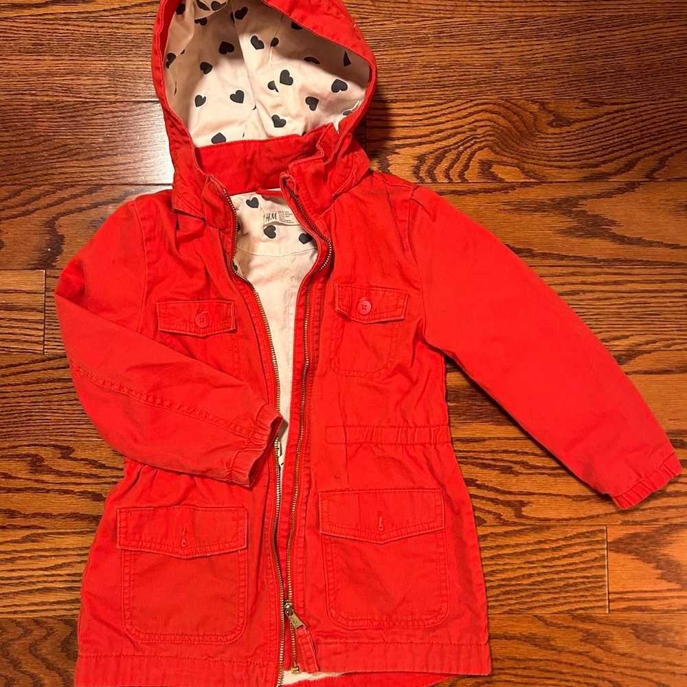 Girls spring cotton jacket, size 6-7 years